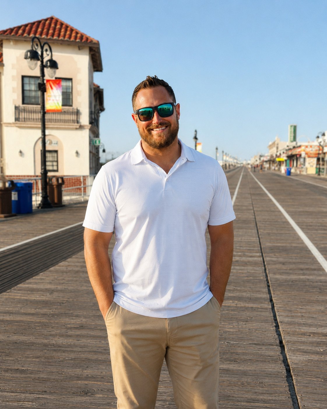 Matt Giroud on the Ocean City New Jersey boardwalk